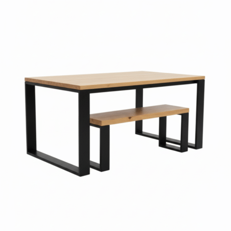 MESA COMEDOR CON BANQUETA