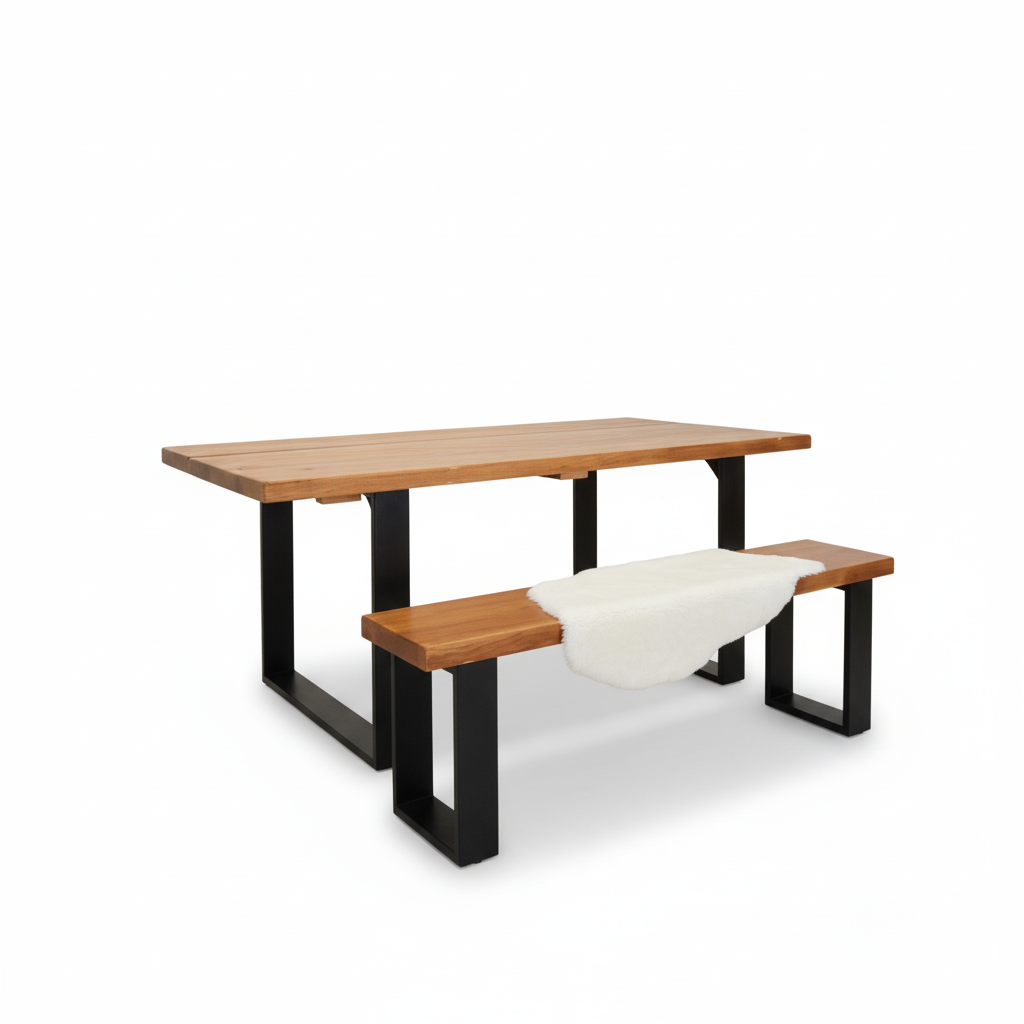 MESA COMEDOR CON BANQUETA - Imagen 4