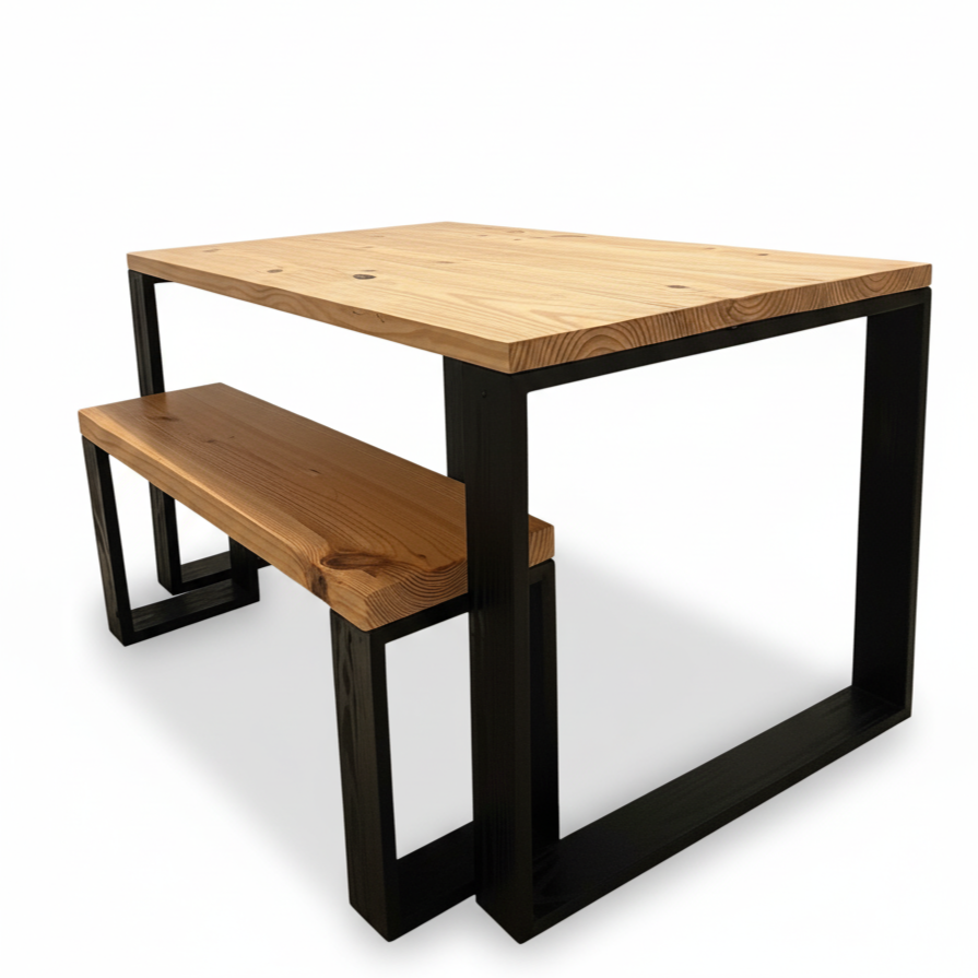 MESA COMEDOR CON BANQUETA - Imagen 2