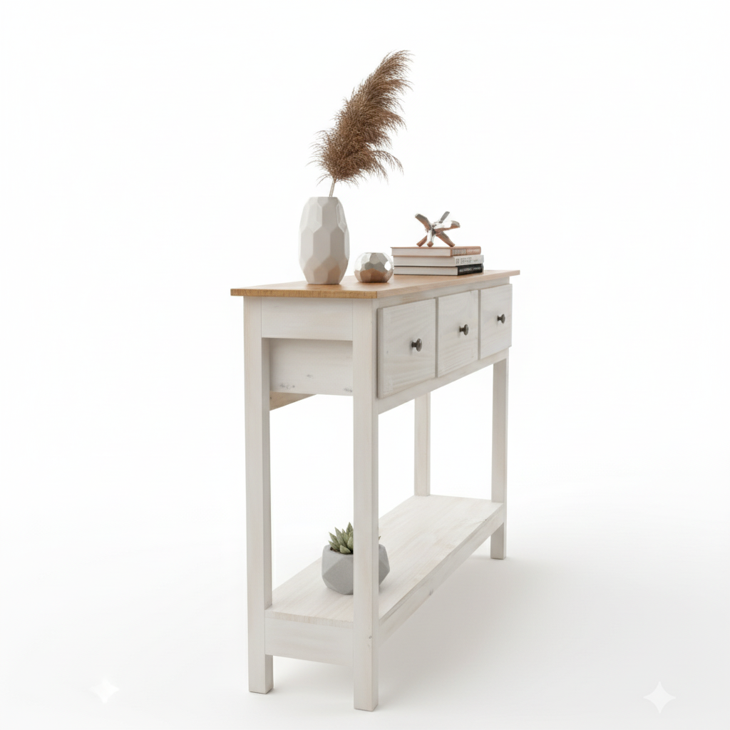 REPISA VINTAGE DE 3 GAVETAS - Imagen 4